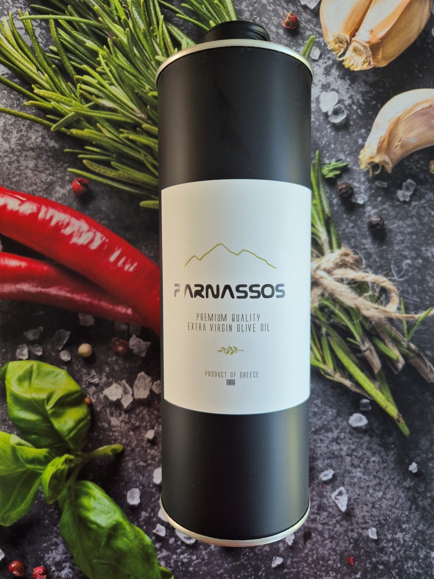 Griekse extra vierge olijfolie Parnassos 1 Liter