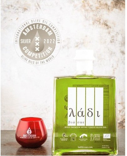 Ladi biosas biologische extra virgin Griekse olijfolie 700ml. Koroneiki olijf