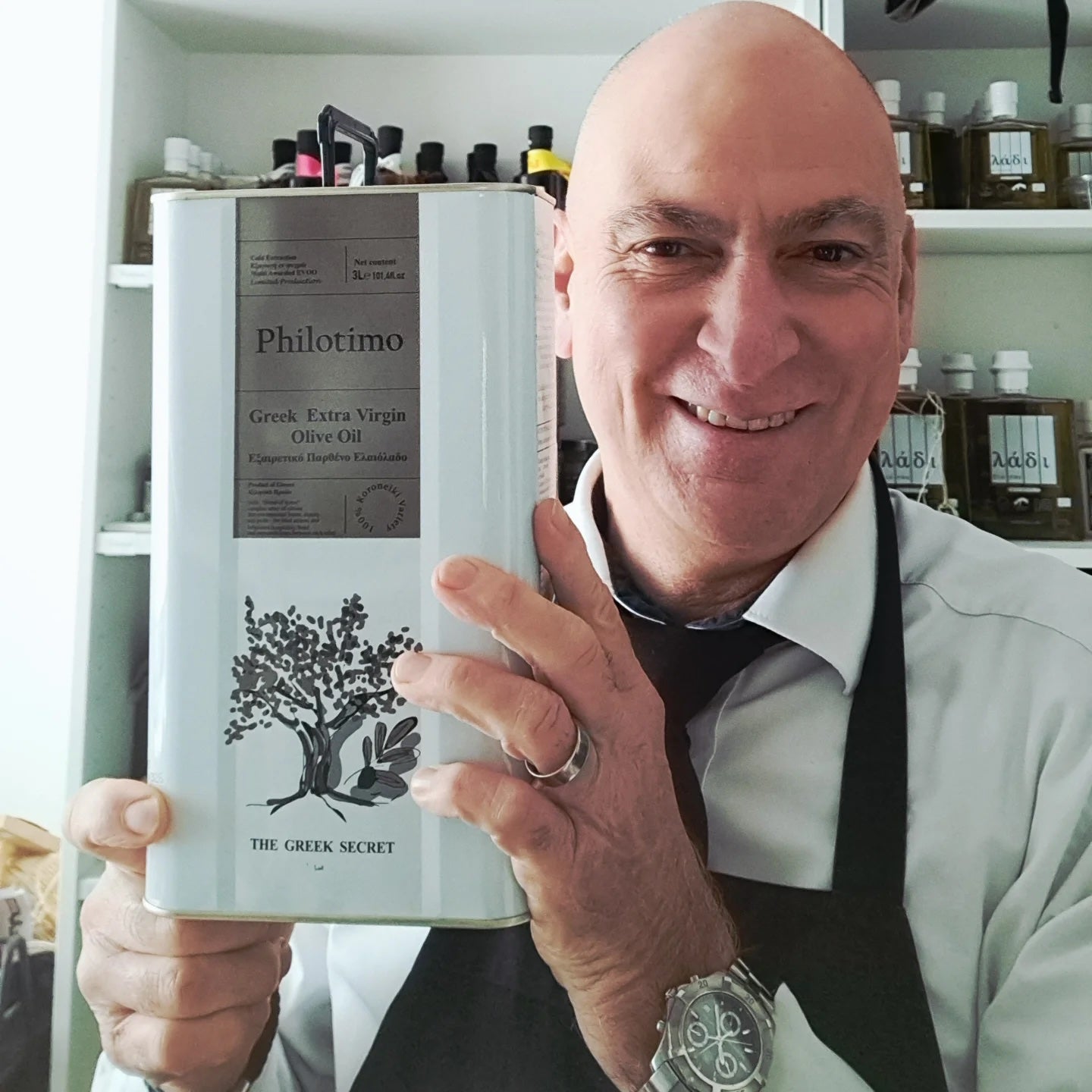 Peter Kapatsos, oprichter van Greek Green Market